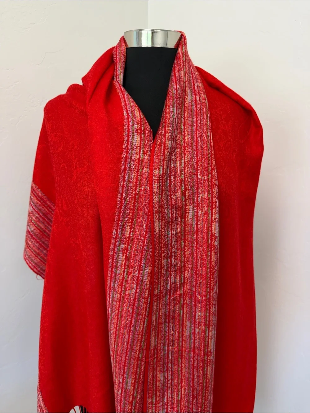 pashmina soft red